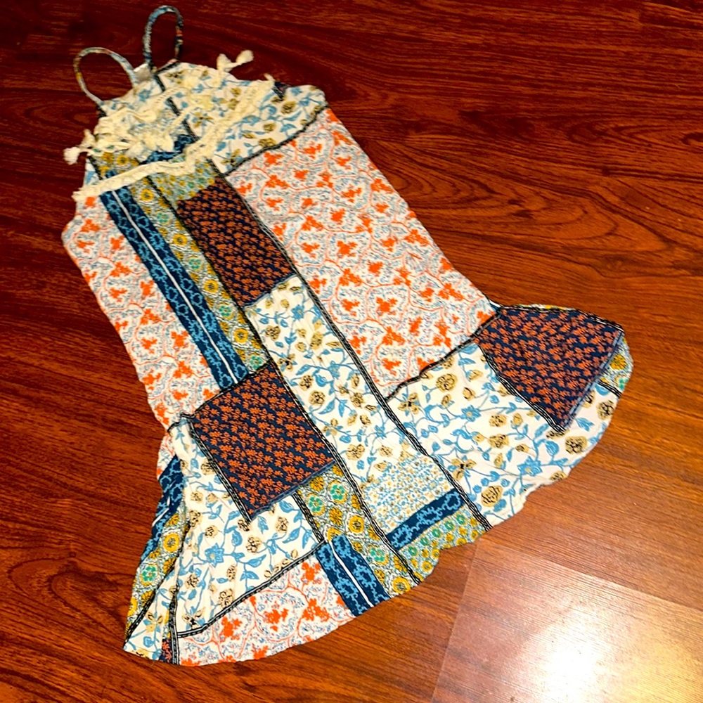 Mahina patchwork design dress size small